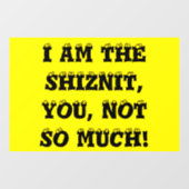 ばか者 ウィンドウサイン (シート)