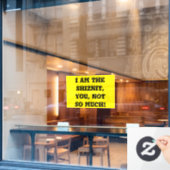 ばか者 ウィンドウサイン (カフェ窓)