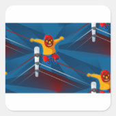 ばか者 スクエアシール (正面)