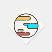 ばか者 スタンダードカクテルナプキン (角)