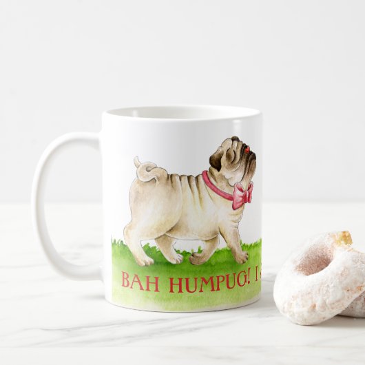 ばか野郎!私は犬の水色を壊している コーヒーマグカップ (ドーナツ)