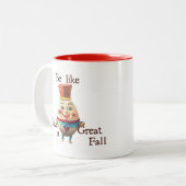 ばか騒ぎだ ツートーンマグカップ (正面左)