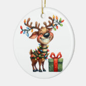 ばか鹿 セラミックオーナメント (左)