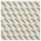 ばか・ベースの魚釣りおもしろい引用文 ファブリック (見本)