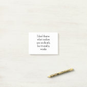 ばか ポストイット (デスク上)