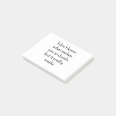 ばか ポストイット (アングル)