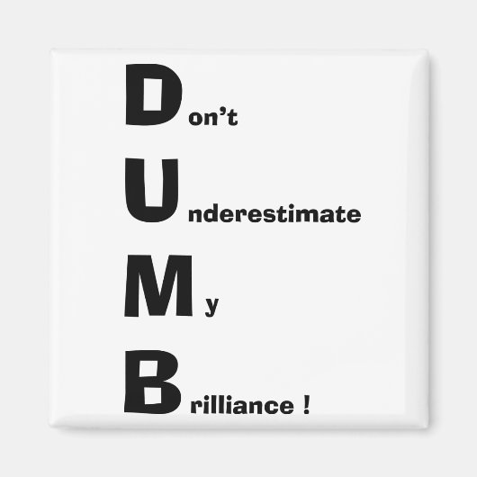 ばか マグネット (正面)