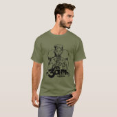 ばくち実在ゃんが眠らない Tシャツ (正面フル)