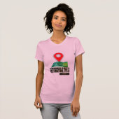 ばくち打ちは旅の道 Tシャツ (正面フル)