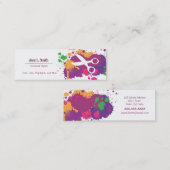 (ばちゃばちゃ)跳ねるのはさみ スキニー名刺 (正面/裏面)