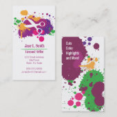 （ばちゃばちゃ）跳ねるのはさみ 名刺 (正面/裏面)