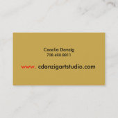 （ばちゃばちゃ）跳ねるのグランジな名刺 名刺 (裏面)