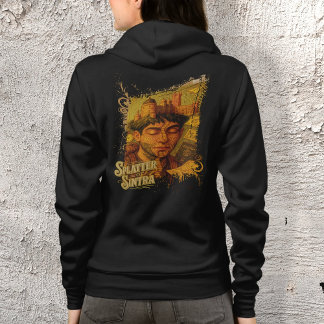 （ばちゃばちゃ）跳ねるのシントラウォメンズベラ+キャンバスフルジップホ パーカ