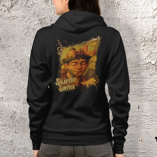 （ばちゃばちゃ）跳ねるのシントラウォメンズベラ+キャンバスフルジップホ パーカ