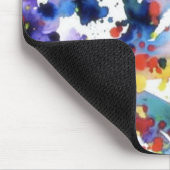 （ばちゃばちゃ）跳ねるのペンキのマウスパッド マウスパッド (コーナー)