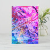 （ばちゃばちゃ）跳ねるのペンキ 招待状 (スタンド正面)