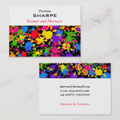 （ばちゃばちゃ）跳ねるの壁紙 名刺 (正面/裏面)