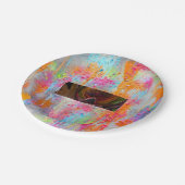 （ばちゃばちゃ）跳ねるの驚き ペーパープレート (アングル)