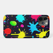 (ばちゃばちゃ)跳ねるアートバースト Case-Mate iPhoneケース (裏面(横))