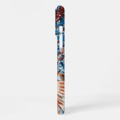 （ばちゃばちゃ）跳ねるアートフォンケースバイカザギバノヴィッチ iPhoneケース (左側面)