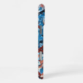 （ばちゃばちゃ）跳ねるアートフォンケースバイカザギバノヴィッチ iPhoneケース (右側面)