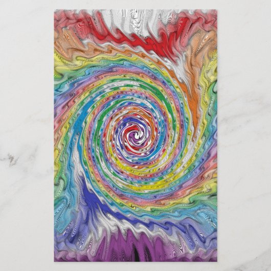 （ばちゃばちゃ）跳ねるカラフル 便箋 (正面)