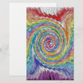 （ばちゃばちゃ）跳ねるカラフル 便箋 (正面/裏面)