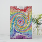 （ばちゃばちゃ）跳ねるカラフル 便箋 (スタンド正面)