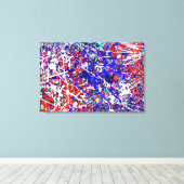 （ばちゃばちゃ）跳ねるクンポウストレッチキャンバスプリント キャンバスプリント (インサイチュ (ウッドフロア))