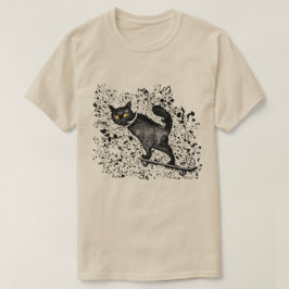 （ばちゃばちゃ）跳ねるグラフィックスケートボードTシャツ Tシャツ