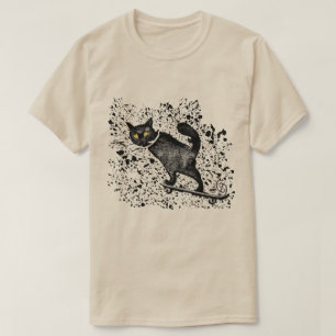 (ばちゃばちゃ)跳ねるグラフィックスケートボードTシャツ Tシャツ