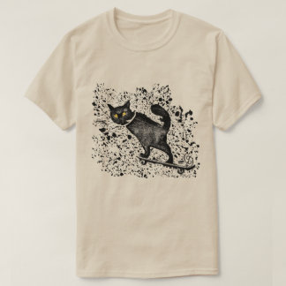 (ばちゃばちゃ)跳ねるグラフィックスケートボードTシャツ Tシャツ