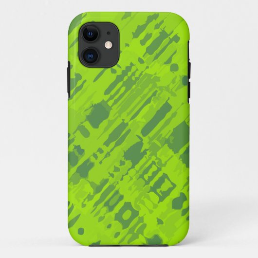 (ばちゃばちゃ)跳ねるデザイン-春緑 Case-Mate iPhoneケース (裏面)