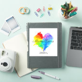 （ばちゃばちゃ）跳ねるハートシール シール (iPadカバー)