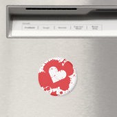 （ばちゃばちゃ）跳ねるハート磁石 マグネット (インサイチュ (食洗機))