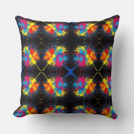 （ばちゃばちゃ）跳ねるパターン装飾用クッション クッション