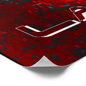 (ばちゃばちゃ)跳ねるラクロスポスター ポスター (角)