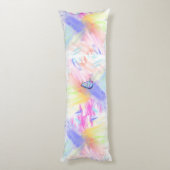 (ばちゃばちゃ)跳ねるロータス及びソフトパステル体枕 ボディピロー (裏面 (縦))