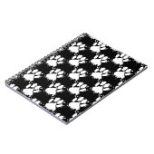 （ばちゃばちゃ）跳ねる付き白犬ポーパタ絵を描ン ノートブック (左側)