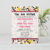 （ばちゃばちゃ）跳ねる多彩の卒業招待状- 2011 招待状 (スタンド正面)