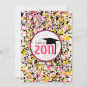 （ばちゃばちゃ）跳ねる多彩の卒業招待状- 2011 招待状 (裏面)