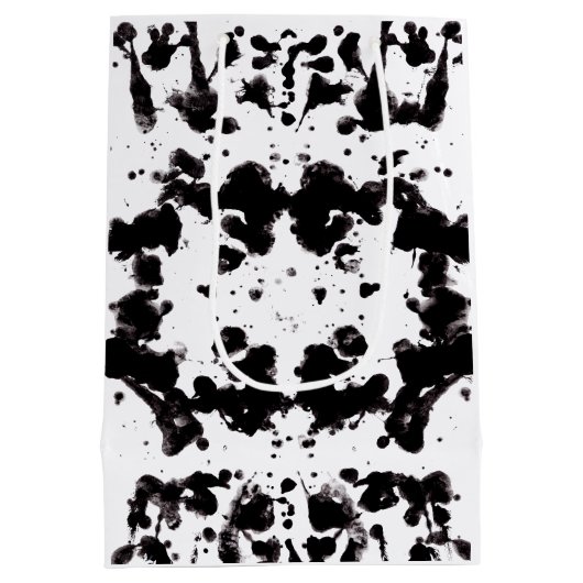 （ばちゃばちゃ）跳ねる抱き枕 ミディアムペーパーバッグ (裏面)