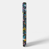 （ばちゃばちゃ）跳ねる抽象芸術(黒と色数々の) Case-Mate iPhoneケース (裏面 / 左)