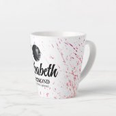 （ばちゃばちゃ）跳ねる水彩ラテマグカップ カフェラテマグ (右アングル)