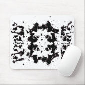 (ばちゃばちゃ)跳ねる白黒マウスパッド マウスパッド (マウス)