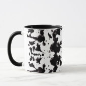（ばちゃばちゃ）跳ねる白黒2音式コーヒーマグ マグカップ (左)
