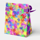 （ばちゃばちゃ）跳ねる絵を描明るい色の背景 フェイバーボックス (裏面サイド)