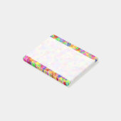 (ばちゃばちゃ)跳ねる絵を描明るい色の背景 ポストイット (アングル)