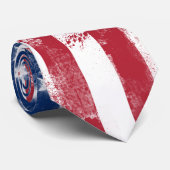 （ばちゃばちゃ）跳ねる絵を描米国国旗 ネクタイ (ロール)