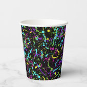 （ばちゃばちゃ）跳ねる絵を描-カラフル- 紙コップ (裏面)
